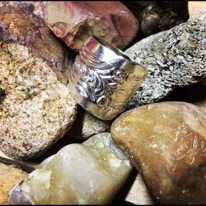 NWT, Spoon, Silverware, Fork, Chic, Ring, Handmade